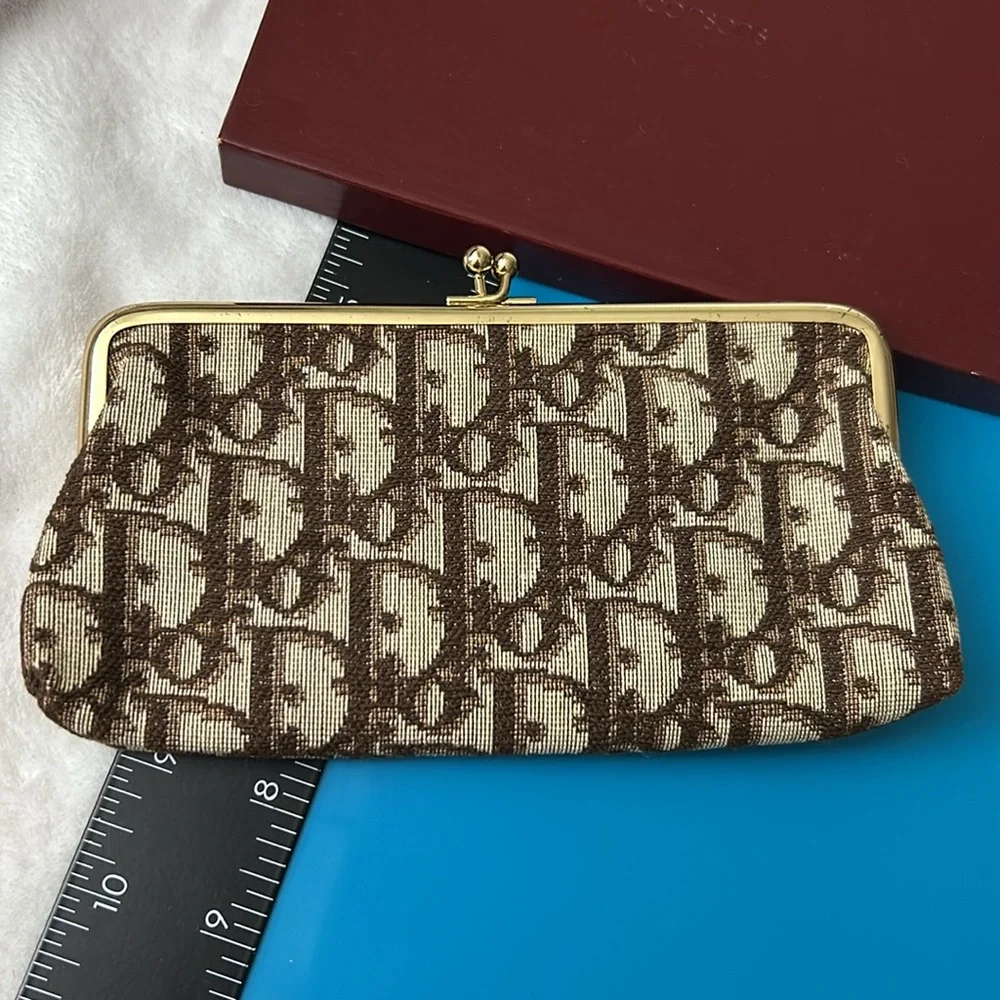 Dior Brown Monogram Clutch